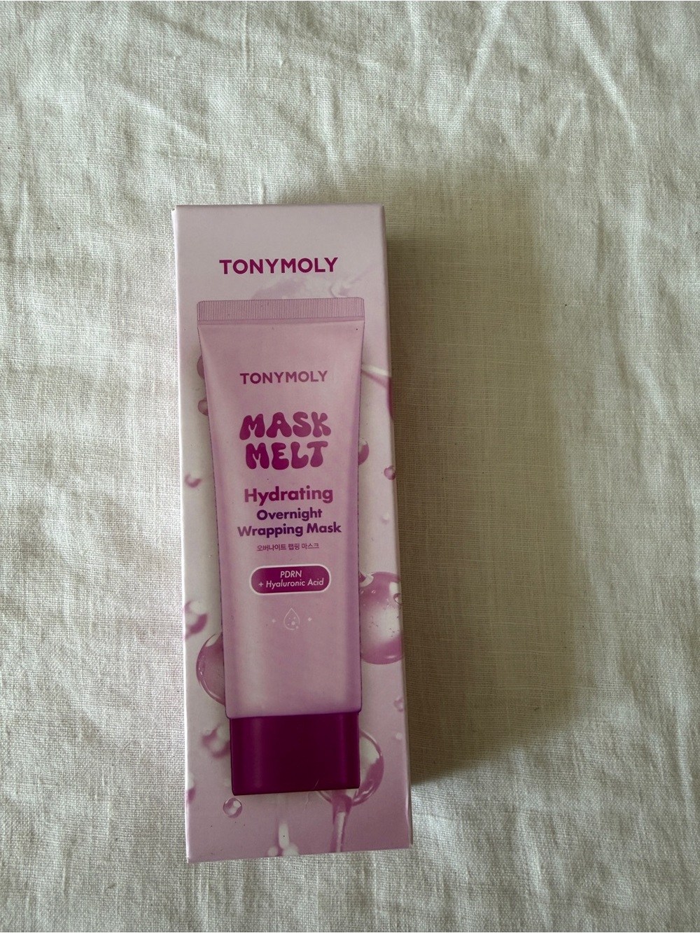 TONYMOLY Mask Melt Hydrating Overnight Wrap - Pink